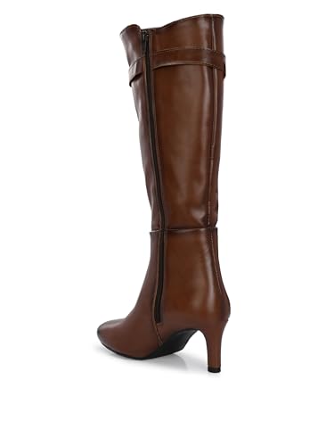 Image of Delize Women Vegan Leather Chelsea Knee Boots 64733