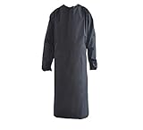 Waterproof Apron Sleeves,Black work shop Aprons for Lab Work,Cleaning M08BLA