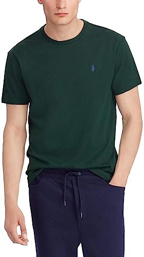 Image of Polo Ralph Lauren Mens Big & Tall Crew Neck T-Shirt (4XB, PineGreen)