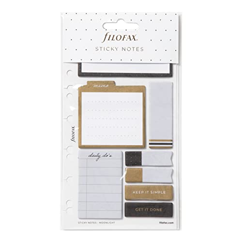 Blocs-notes adhésifs Filofax B132826 repositionnables 8 pièces