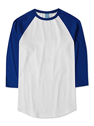 Camiseta Raglán de béisbol para hombre, manga 3/4, mezcla dual premium miniatura 3