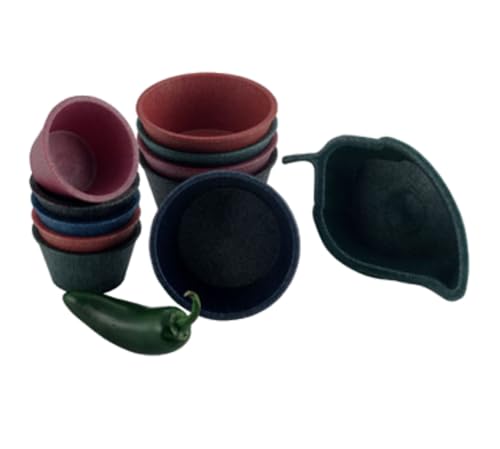 H.S. Inc HS1013-CH Ramekin, 4.5 oz, Microwaveable and Dishwasher Safe, Polyethylene, Charcoal, 3-1/8" Dia x 1-1/2" Deep, Ideal for Condiments and Small Dishes, Pack of 48