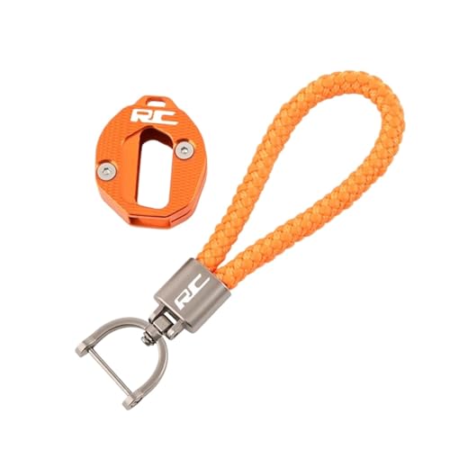 Motorrad Schlüssel Hülle Schutzhülle Schlüssel Für KT@&M Du@&ke RC125 RC200 RC390 RC 125 200 250 390 CNC-Zubehör Motorrad-Schlüsselanhänger-Hülle & Schlüsselanhänger(U-4)