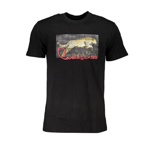 T-Shirt Cavalli Class 05051 Homme en maille de coton de luxe