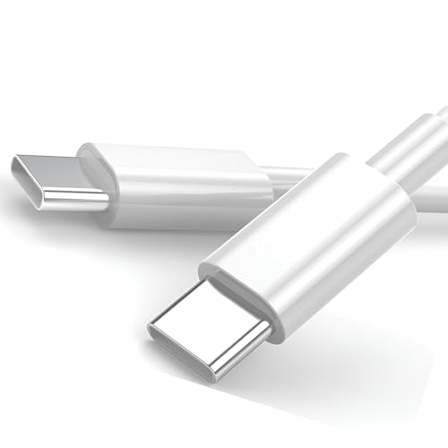 Image of Samsung Original 45W Type C to C 3.3 Ft Fast Charging USB C Cable High-Speed & Data Transfer Compatible with Samsung F16 /F06, F15 /F05 /F55 5G, F14 /F04 /F34 /F54, F23 /F13 /F04 /F45- White (SMG-CBL-WHT-1)