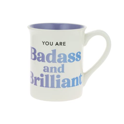 Enesco Our Name Is Mud Friendship Brilliant Boss Lady Gradient Coffee Mug, 16 Ounce, Multicolor #TOP25