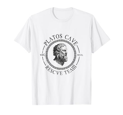 Platos Cave Rescue Team Antique Philosophie De Plato T-Shirt