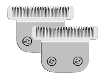 2 PCS 02144 Replacement Detachable T Blade Fit for Wahl Trimmers 9864 9864SS 9686 9818A 9854L 9876L 9854 WSS3L SS2L, Stainless Steel 40mm Replacement Trimmer Blade
