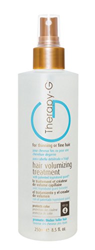 Therapy-G Hair Volumizing Treatment (250ml 8.5 oz) for fine, thinning hair and hair loss. Protects hair color and prevents damage and reduces styling stress. Creates instant body and volume.