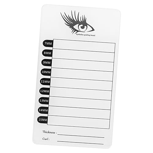 BESTYASH Vassoio Porta-ciglia Finto Espositore Pallet Per Immagazzinamento Ciglia Finte Strumento Per Extension Ciglia Forniture Per Centri Di Bellezza