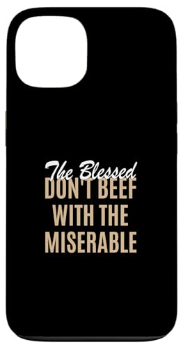 �^�� �J���[ Too Blessed To Be Miserable �^�� �O���t�B�b�N �X�}�z�P�[�X iPhone 13 �p