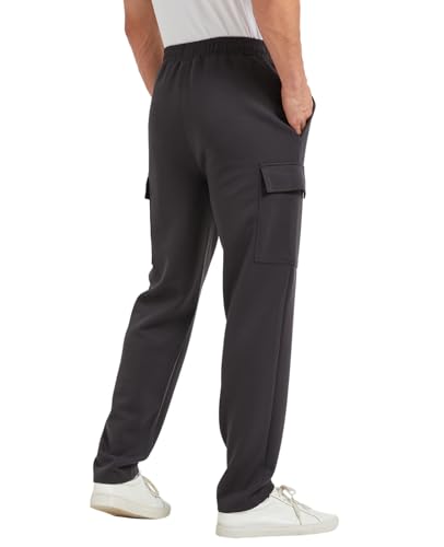 TTZ 34/36 Inseam Tall Mens Sweatpants Pants with Cargo Pockets3