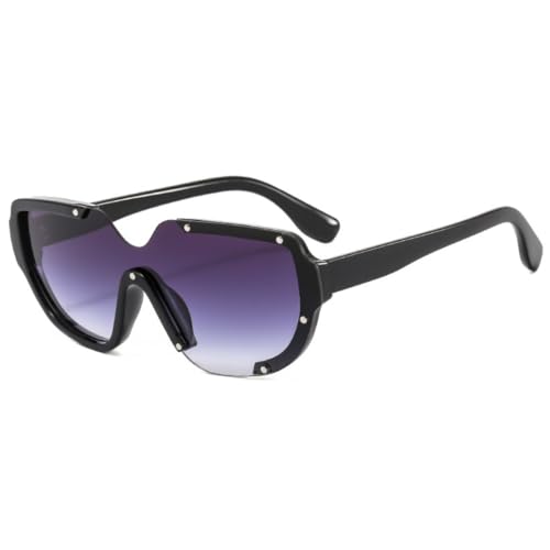 Lunettes de soleil sans contour bicolore pour éviter la fatigue oculaire