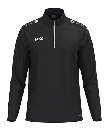 Ziptop One Unisexe JAKO Noir L | Vêtement Sport Homme Femme Training