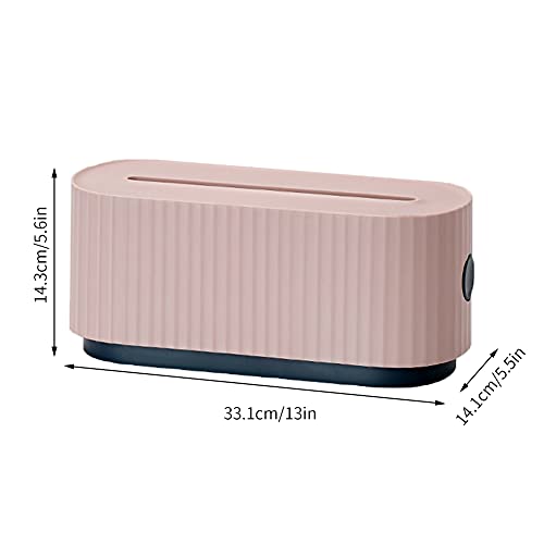 Caja organizadora para gestión de cables grande azul miniatura 3