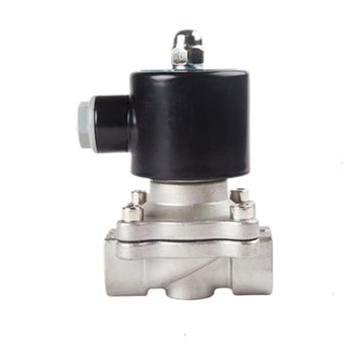 Électrovanne en acier inoxydable DN25 AC220V haute résistance durable