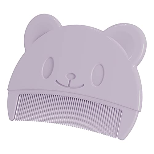 Peine para el pelo de bebé, peine de pelo para niños, tapas de dientes suaves, peines para el cabello para niños pequeños, limpieza de cabeza fetal, juego de peine para el pelo de bebé y cepillo para