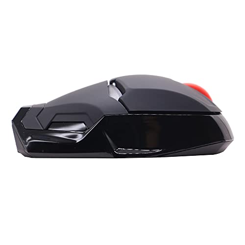 Image of Wireless Iron Man Mouse 2.4G Optical Computer Mouse for Desktop Laptop PC Mac (Black)