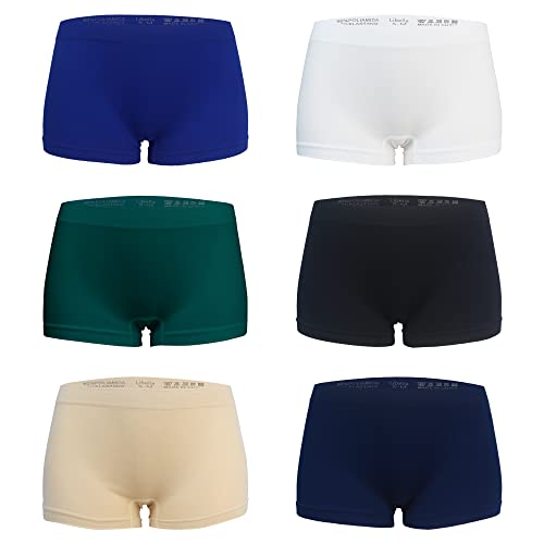 Libella 6er Pack Damen Boxershorts Microfaser Mehrpack Seamless Mehrfarbig 3908 UN2 L/XL