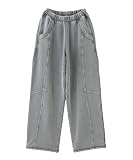 [エックスガール] ブリーチドスウェットパンツ BLEACHED SWEAT PANTS 105254031002 GREY S
