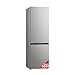 LG GBV21L0EPY - Frigorífico Combi Door Cooling+, Serie 200, 1.86m, Clasificación E, Capacidad 374L, Inox Antihuellas
