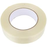 Alipis Fiberglass Adhesive Tape 3cm X 50m Durable Packaging Strapping Tape with Stripe Pattern for Model Fixing and Industrial Bundling Applications