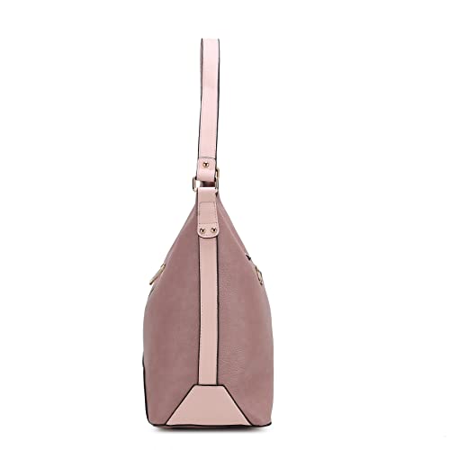 Image of MKF Collection Hobo Bag for Women & Wristlet Wallet Set, Vegan Leather Handbag Purse Set, Shoulder bags by Mia K