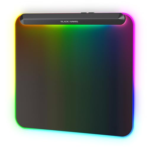 BladeHawks BX10 RGB Full Backlight Gaming Mouse Pad, 6 Lighting Modes & Colors,...