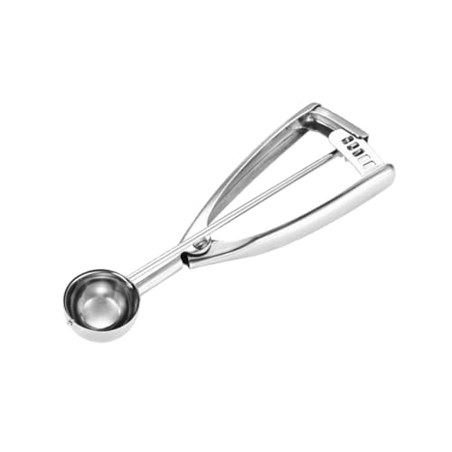 Mini Cookie Scoop - Cookie dough Scoop - 0.67 Tablespoon/2 Teaspoon/ 10ml/ 0.33 OZ - Selected 18/8 Stainless Steel Dough Scoop Melon Baller