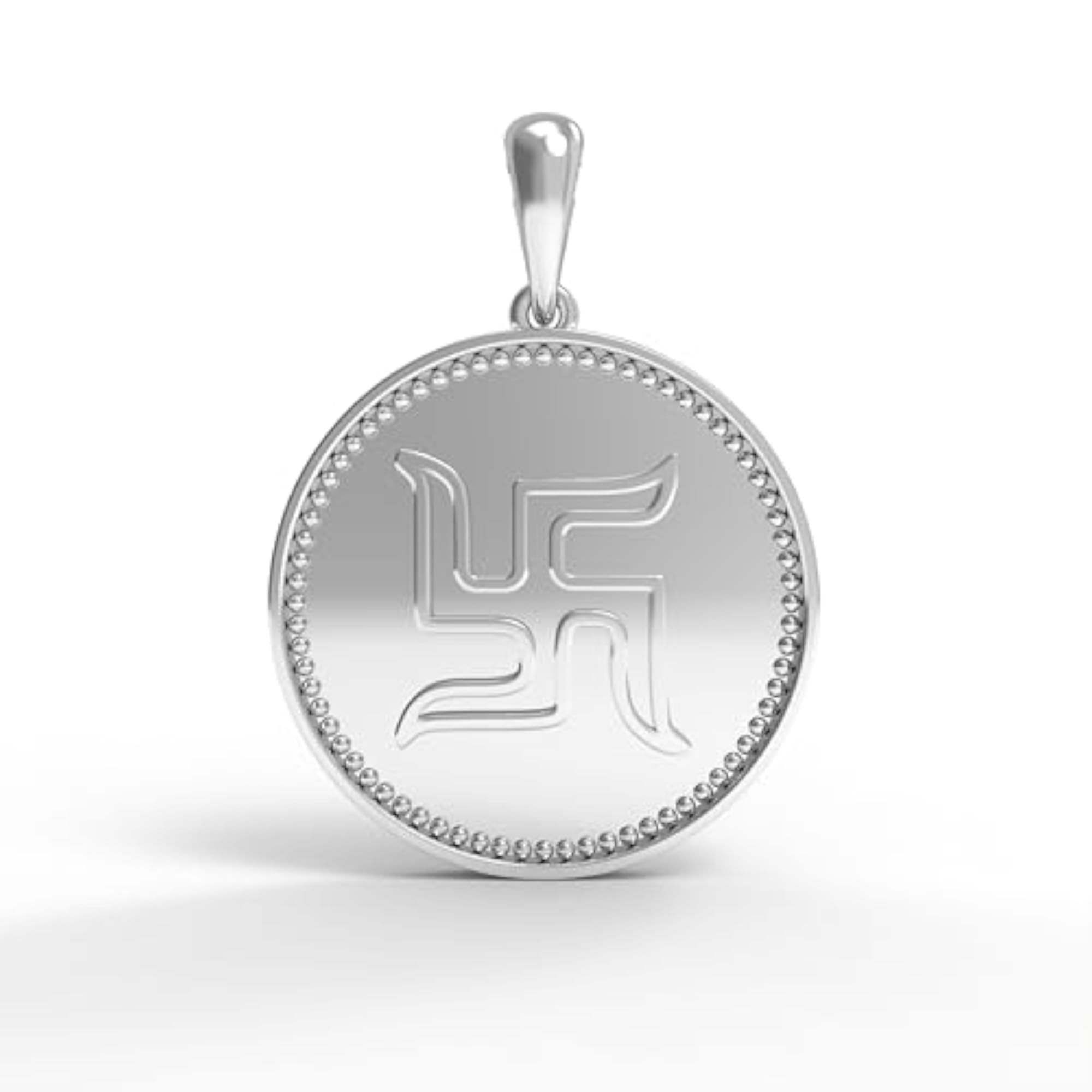 Women's Shani Yantra Silver Locket Pendant, Spiritual Gift