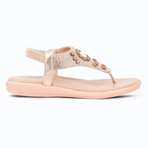Image of Medifeet Elegance Beadwork Slingback Sandals for Women with Plush Cushion Footbed