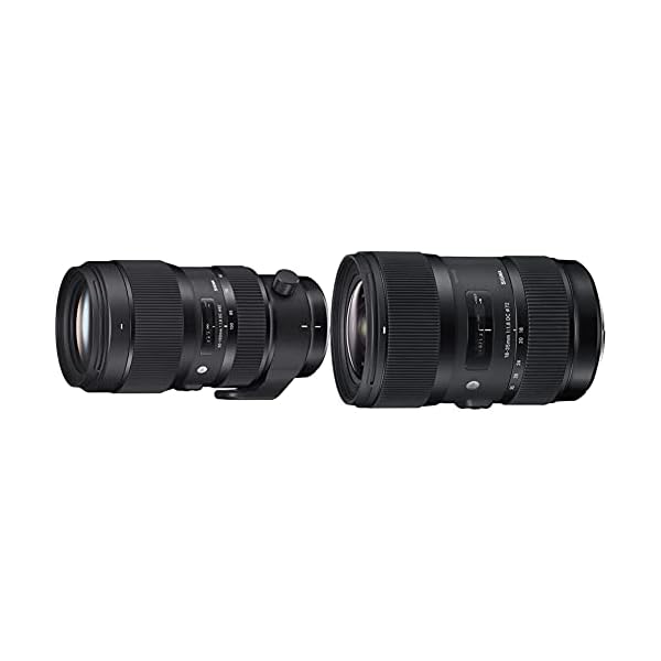 Sigma 50-100mm F1,8 DC HSM Art Objektiv (82mm Filtergewinde) für Canon Objektivbajonett & 18-35mm F1,8 DC HSM Art…