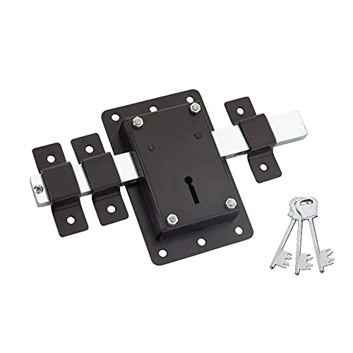 DUKE Gate Lock 10 Turn Heavy Main Door Lock with 3 Keys