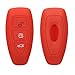 kwmobile Cover Chiavi Auto Compatibile con Ford con 3 tasti Keyless Go - Custodia Protettiva Chiave Auto Copri Telecomando Gomma - Portachiave Macchina Silicone