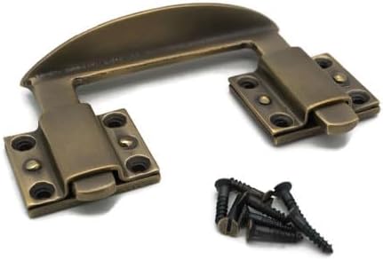 Restore Hardware Antique Table Latch Keepers Table-Leaf Forks Premium Quality Solid Brass, Antiqued. Used to Hold Leaves Together. 2-1/2" Center-to-Center Prongs
