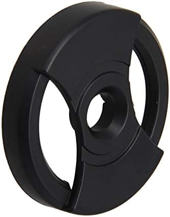 Mxfans 7 Inch Vinyl Record Centre-Hole Adapter Turntable Phonograph 45RPM 38x7.2x7mm Black