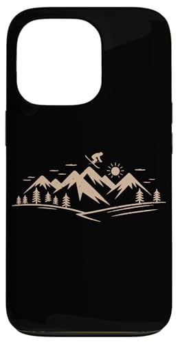 Ski Mountain Snow Skiing Retro Winter Vacation �X�}�z�P�[�X iPhone 13 Pro �p