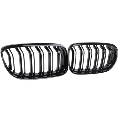 Grille de calandre avant E91 noir brillant double lamelles haricot Série 3 2005 2006 2007 2008