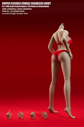 Phicen TBLeague S42 S42A S43 S43A 1/6 Scala Femminile Super-Flexible Corpo Senza Cuciture (PLLB2020-S43A-Sun tan Skin, Senza Testa Sculto) Phicen TBLeague S42 S42A S43 S43A 1/6 Scala Femminile Super-Flexible Corpo Senza Cuciture (PLLB2020-S43A-Sun tan Skin, Senza Testa Sculto)