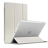 MS factory iPad Air2 用 カバー ケース アイパッド エア2 Air 2 背面透明 スマートカバー 耐衝撃 ソフト フレーム オートスリープ サンド グレー 灰色 IPDA2-S-TPU-SGY