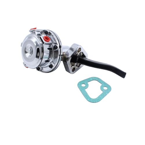 SHLPDFM Chrome High Volume Mechanical Fuel Pump 6 PSI 80 GPH