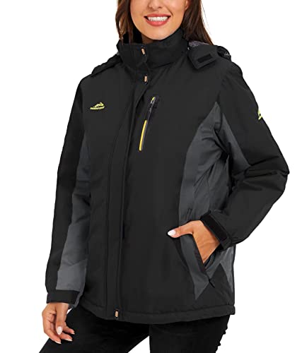 Magcomsen Snow Jacket Women Waterproof Parka Winter Coats For Women With Hood Skiing Jacket For Women Plus Size Hiking Jacket For Women Rain Jacket Women #TOP1