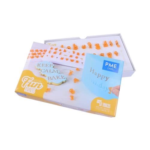 PME, Collection 2 Fun Fonts-Letter Stamping Set, Standard, Orange (FF55) by PME - Image 5
