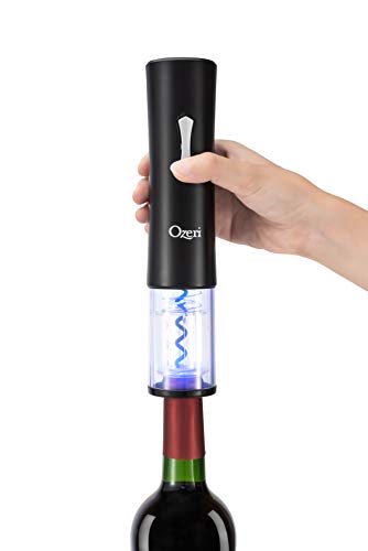 Ouvre-bouteille électrique Ozeri OW13A Gusto noir élégant
