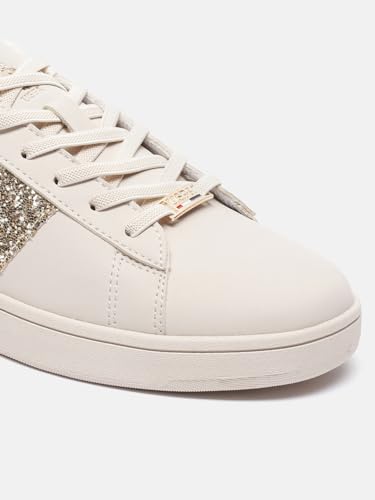 Image of U.S. Polo ASSN. Kate 3.0 Off White Sneakers Shoes with Premium Upper