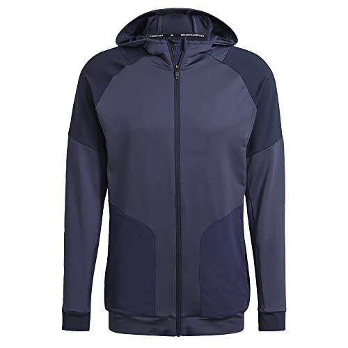 Adidas M TTP FZ bleu taille S, le sweat zippé homme idéal pour vos sorties urbaines
