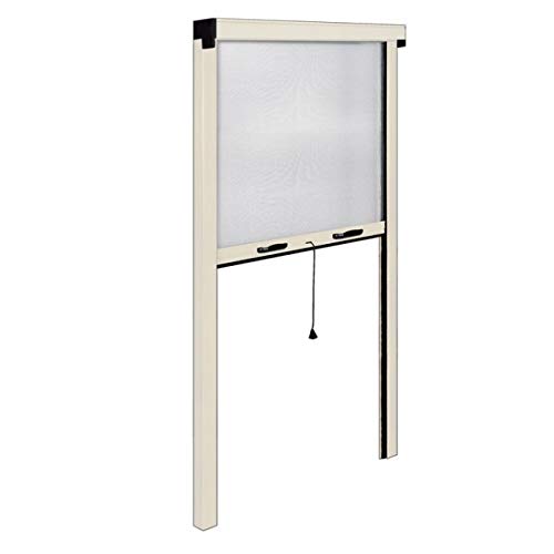 ZANZARIERA BIANCA PER PORTA 120X250H A RULLO rallentata in KIT VERTICALE FINESTRA riducibile