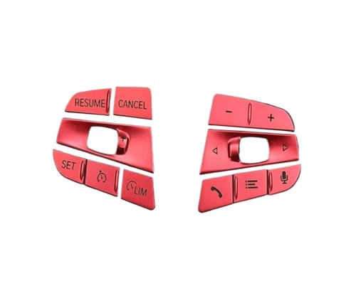 Accesorios para G20 G28 3 Series 2020-2021: moldura de botones de rueda y marco protector rojo