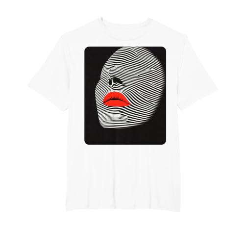 Female Women's Fashion Style Designer T-Shirt, Men's Big and Tall, White, 6X Tall