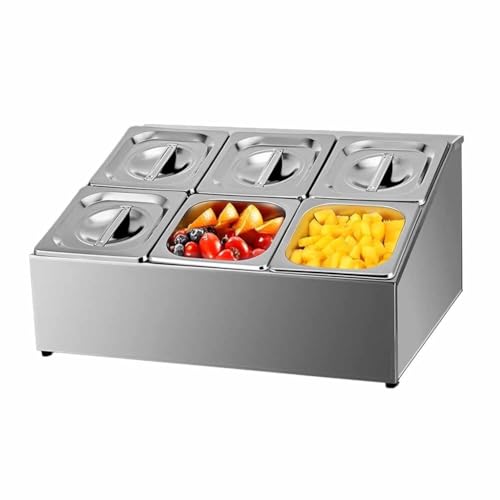 Boîte à condiments en acier inoxydable avec cuillères et étagère de rangement inclinée pour cuisine